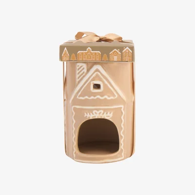 The Range Gingerbread House Shaped Wax Burner Set - Neutral