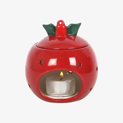 The Range Festive Bauble Oil Burner and Wax Warmer - red