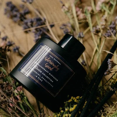 The Range Peppermint, Eucalyptus and Pine Aromatherapy Diffuser - Satin Black