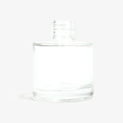 The Range Elegant Clear Glass Reed Diffuser Bottle for Aromatherapy, Home Fragrance - White