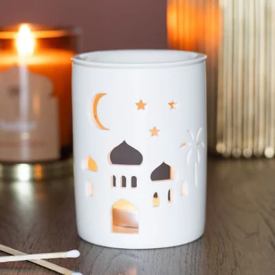 The Range Cut Out Mosque Oil Burner - Neutral