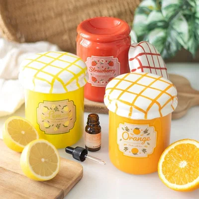 The Range Zesty Orange Marmalade Oil Burner And Wax Warmer - Yellow