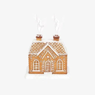 The Range Gingerbread House Incense Burner - Brown