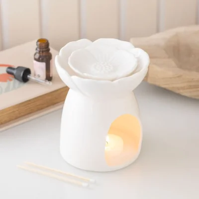 The Range Peony Oil Burner and Wax Warmer