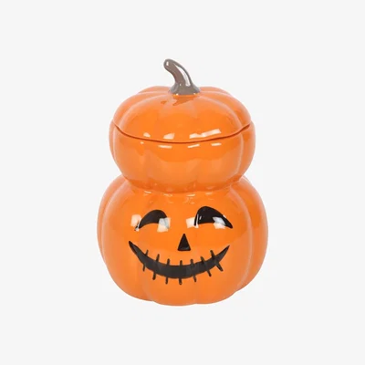 The Range Stacked Pumpkin Oil Burner and Wax Warmer - Orange