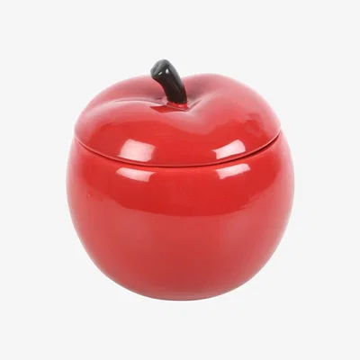 The Range Juicy Apple Ceramic Oil Burner For Whimsical Fragrance - Red