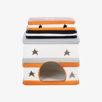 The Range Haunted Book Stack  Oil and Wax Melt Burner