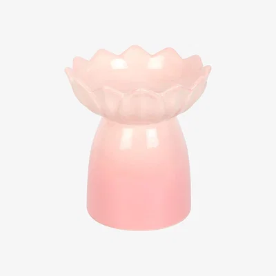 The Range Water Lily Oil Burner and Wax Warmer - Pink