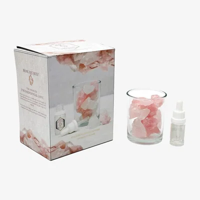 The Range Rose Quartz Crystal Aroma Diffuser 280G - Pink