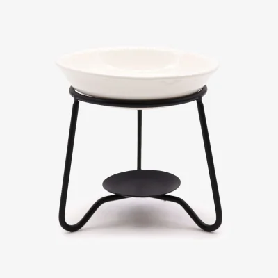 The Range Ceramic and Metal Simple Stand Oil Burner - Black