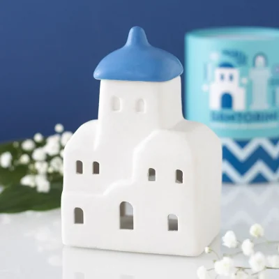 The Range Santorini Oil Burner and Wax Warmer - White