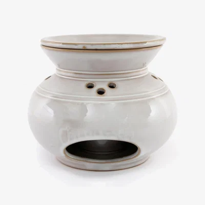 The Range Giant Stoneware Oil Burner For Home And Outdoor Fragrance - Brown