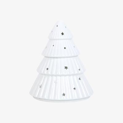 The Range Festive Christmas Tree Oil Burner And Wax Warmer - White