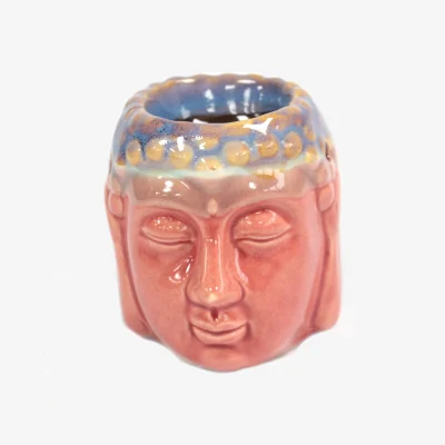 The Range Elegant Buddha Oil Burner in Rose Finish - Orange