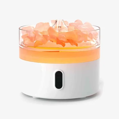 The Range Himalayan Aroma Atomiser Flame Effect Night Light USB Diffuser Ultrasonic - White