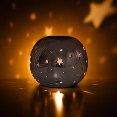 The Range Mystic Star Oil Burner And Wax Warmer - Purple