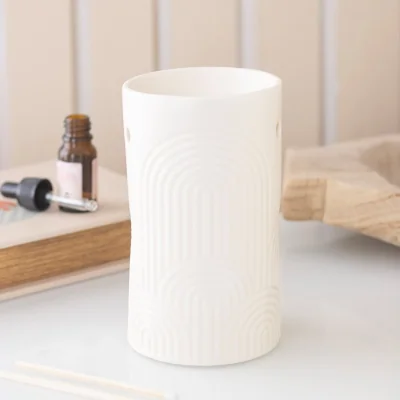 The Range Embossed Arch Oil Burner and Wax Warmer