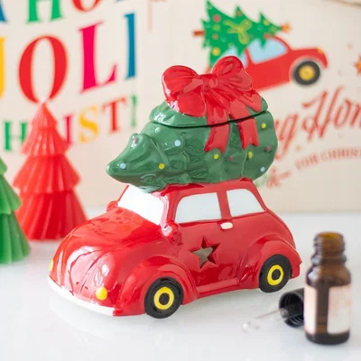 The Range Christmas Tree Car Oil Burner - Red/Green