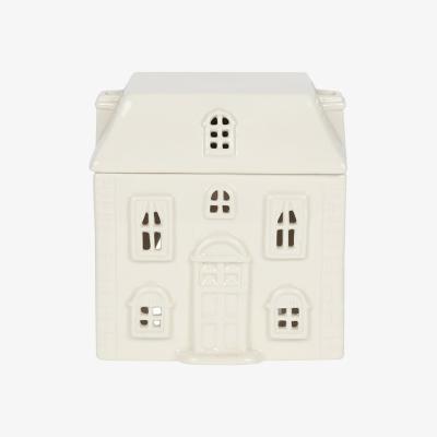 The Range Charming Ceramic House Oil Burner For Relaxing Aromas - White