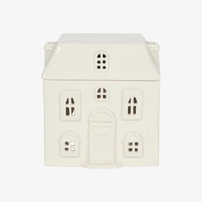 The Range Charming Ceramic House Oil Burner For Relaxing Aromas - White