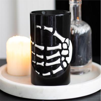 The Range Skeleton Hand Oil Burner For Spooky Fragrance Bliss - Black