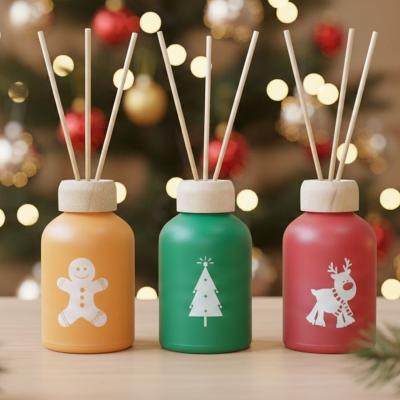 The Range 3 Christmas Reed Diffusers Home Fragrance Cinnamon Gingerbread 50ml - Multicoloured