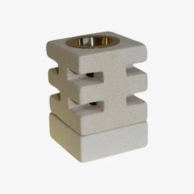 The Range Stone Oil Burner Abstract Cuts - White