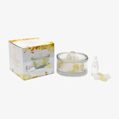 The Range Citrine Crystal Oil Diffuser, Reusable Home Scent Decor - Yellow