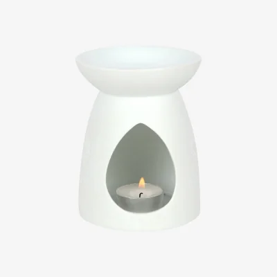 The Range Something Different Ceramic Buddha Head Oil Burner - White