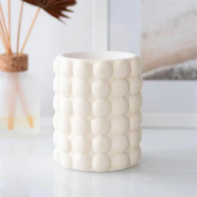 The Range Bubble Speckle Oil Burner And Wax Warmer - Cream
