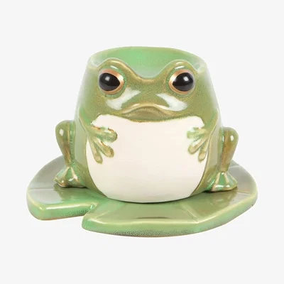 The Range Something Different Enchanted Forest Frog Oil Burner - Green