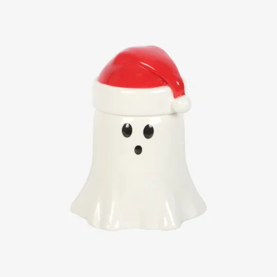 The Range Something Different Ghost With Santa Hat Oil Burner - White/Red