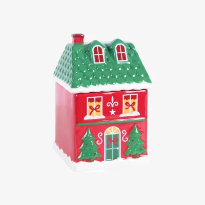 The Range Christmas House Oil Burner - Red
