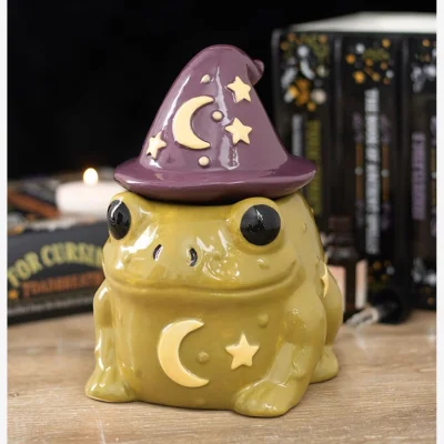 The Range Magic Frog Oil Burner and Wax Warmer  - Green