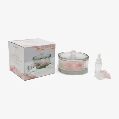 The Range Rose Quartz Crystal Oil Diffuser, Reusable Home Scenting Accessory - Pink