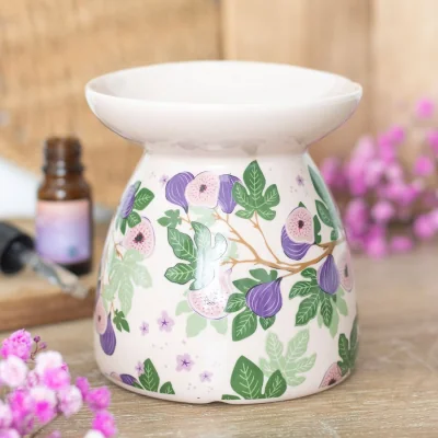 The Range Fig Tree Print Oil Burner - Multicolour