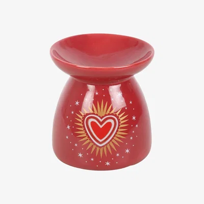 The Range Something Different Sacred Heart Oil Burner - Maroon