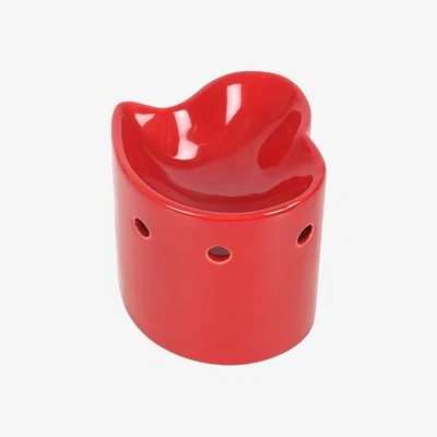The Range Passionate Heart Ceramic Oil Burner And Wax Warmer - Red