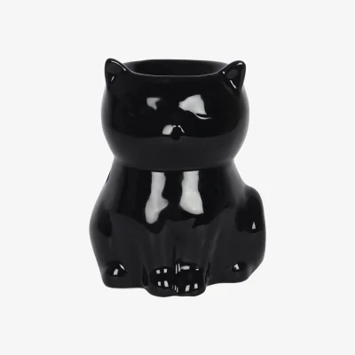 The Range Something Different Cat-Shaped Oil Burner - Black