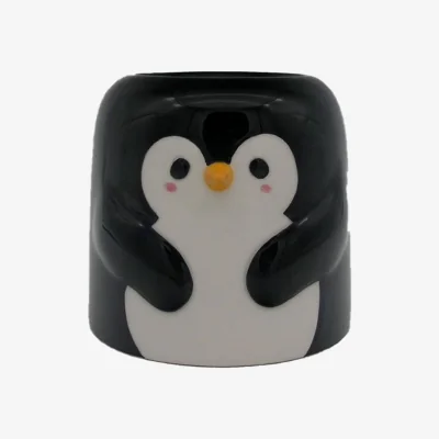 The Range Penguin Shaped Ceramic Oil Burner - Black