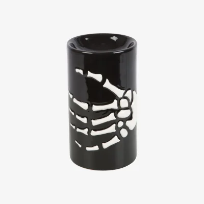 The Range Something Different Skeleton Hand Oil Burner - Black/White