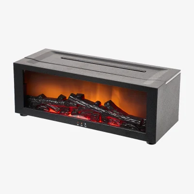 The Range Lifeideas Aroma Diffuser Fireplace with Remote Control - Black
