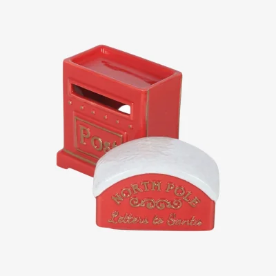 The Range Letters to Santa Christmas Post Box Oil Burner - Red