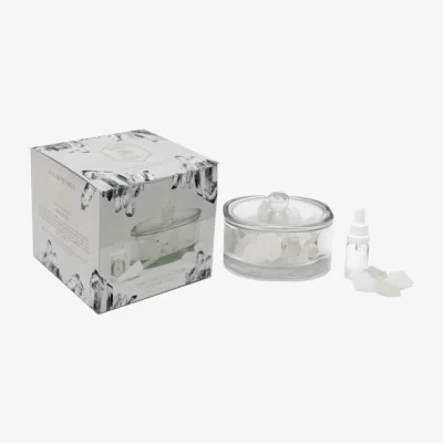 The Range Clear Quartz Crystal Oil Diffuser, Reusable Home Scenting Accessory - Grey