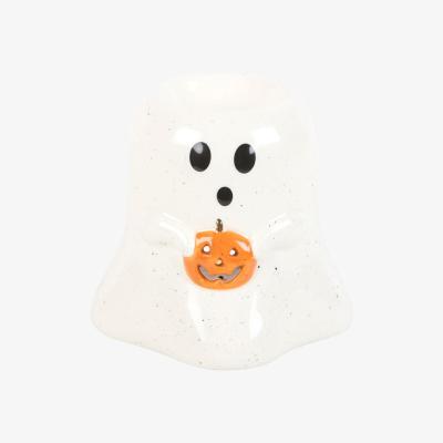 The Range Ghostly Pumpkin Oil Burner And Wax Warmer - White