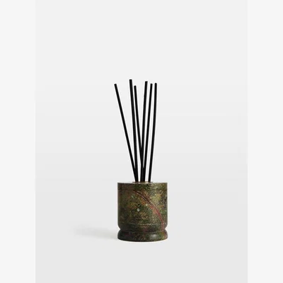 Soho Home Verona Leather and Oud Diffuser, Green Marble, 150ml