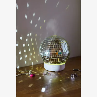 Urban Outfitters LED Disco Ball Diffuser - White ALL at Urban Outfitters