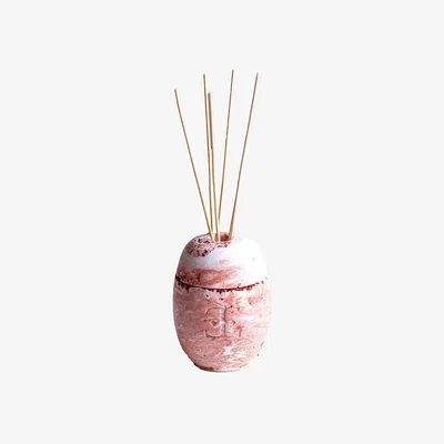 Wolf & Badger Rose Gold / White Copper Charm Reed Diffuser Set | Esti Living