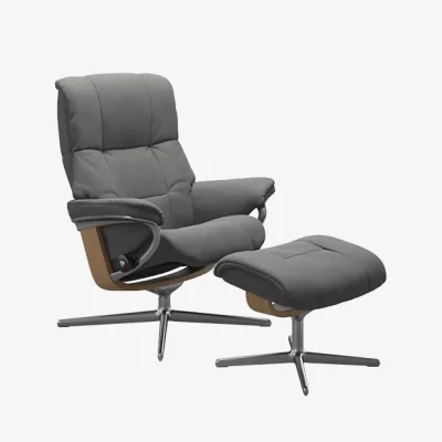 Arighi Bianchi Stressless® Mayfair Cross Chair and Stool