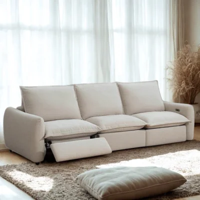 Dunelm Lusso Power Recliner 3 Seater Sofa